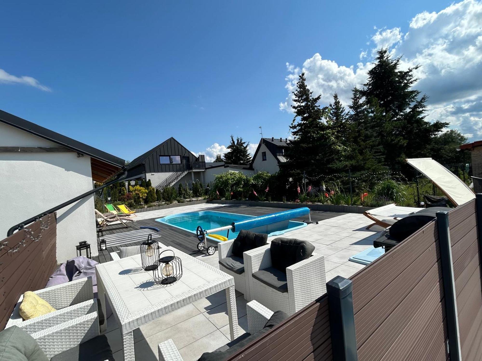 Koniec Swiata Dom 84M2 Z Balia Villa Mikołajki Dış mekan fotoğraf